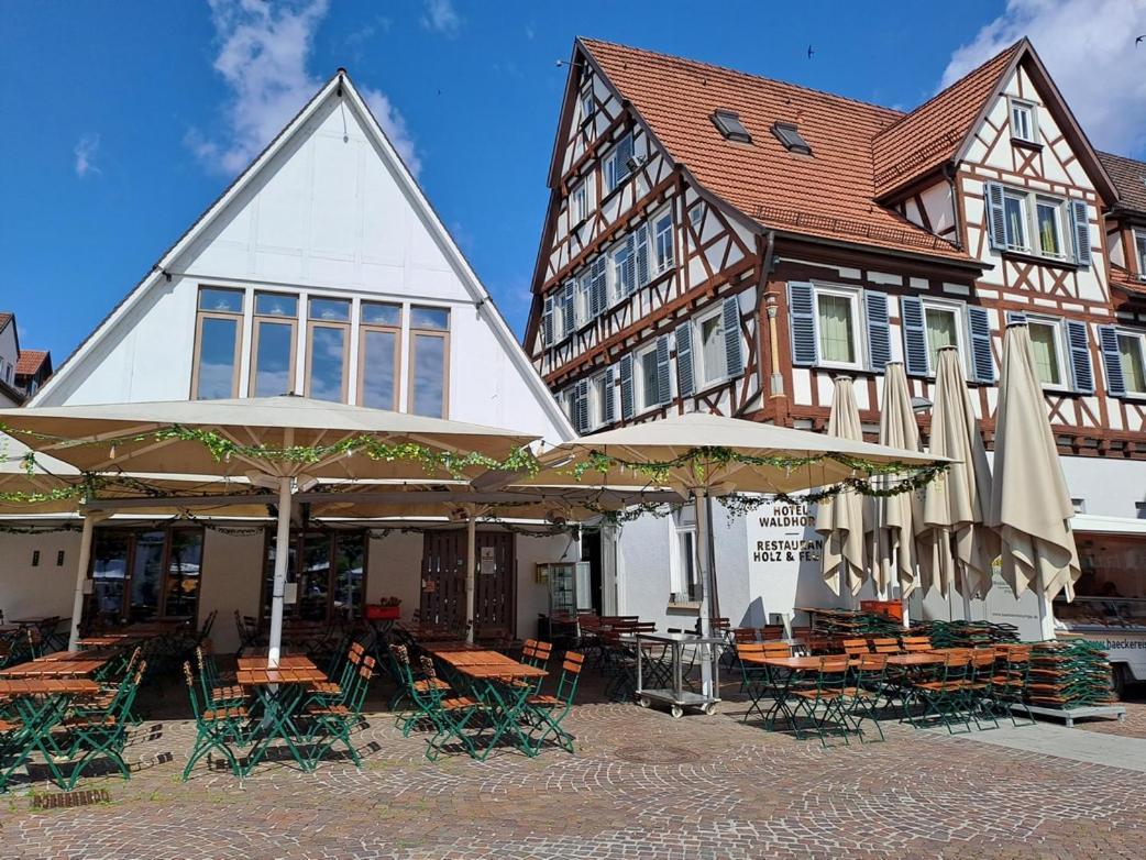 Stadthotel Waldhorn Кирххайм-унтер-Тек Экстерьер фото